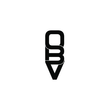 obv letter original monogram logo design
