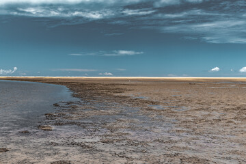 Praia paradisíaca, Ilha de Goré, Aracajú, Sergipe. 