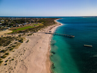 Fototapeta na wymiar Jurien Bay Jetty, Western Australian Coastline