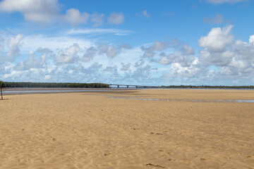 Praia paradisíaca, Ilha de Goré, Aracajú, Sergipe. 