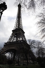 a full length shot of the Eiffel Tower