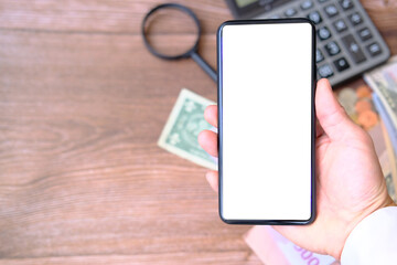 person holding smartphone