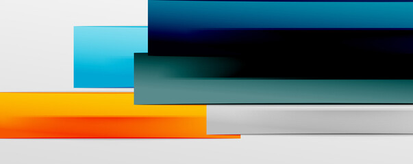 Fototapeta premium Multicolored lines background. Design template for business or technology presentations, internet posters or web brochure covers