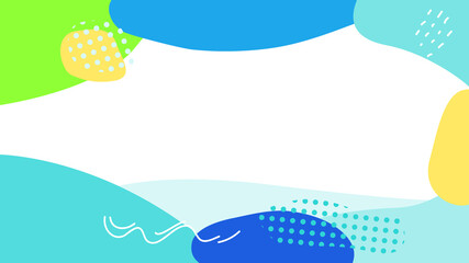 北欧モダン風フレームイラスト素材