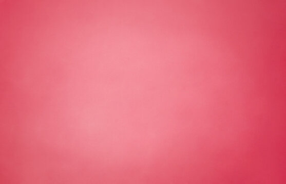 Pink Blank Paper Surface with Center Lighting and Slight Vignette. Colorful Template for Background.