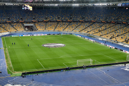 The Match Of UEFA Europa League Dynamo Kyiv Vs Villarreal
