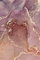 Fototapeta premium Alcohol ink art.Mixing liquid paints. Modern, abstract colorful background, wallpaper. Marble texture.Translucent colors