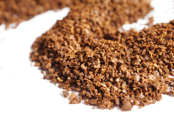 中粗挽のコーヒーの粉