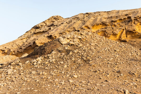 93 million years old rocks formations known as Jebels in Buhais area of Sharjah emirate, UAE