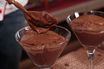 Delicious dessert based on chocolate and beer.