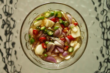 fish sauce with Chili garlic onions