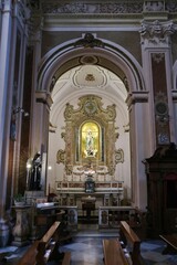 Fototapeta na wymiar Napoli - Terza cappella a destra della Chiesa di Santa Caterina a Chiaia