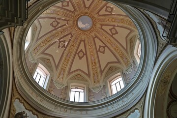 Napoli - Volta della cupola della Chiesa di Santa Caterina a Chiaia