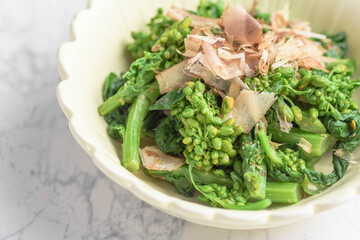 菜の花のおひたし