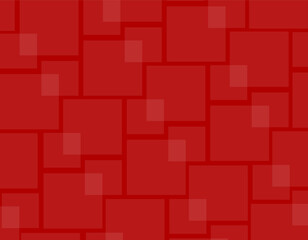 Abstract red geometric shape, squares background with copy space, pattern, repeating elements, , perfect for wallpaper, background fills, card, banners