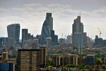 Fototapeta na wymiar London Skyline Cityscape England