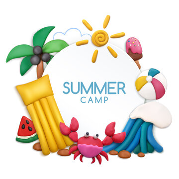 Plasticine Summer Camp Concept