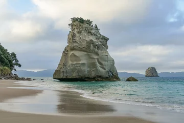 Foto auf Acrylglas Antireflex Te Hoho Rock in der Cathedral Cove © PRILL Mediendesign