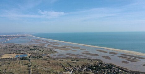 falaise de Leucate, côté méditerranéennes du sud de la France 