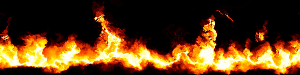 stylized fire banner background