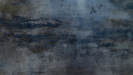 Grunge abstract tile surface, wall with peeling paint and smudges