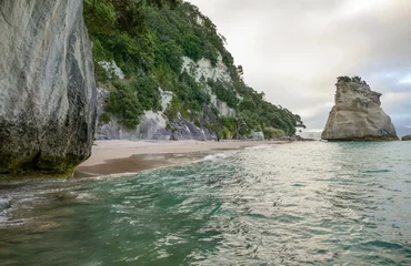 Photo sur Plexiglas Cathedral Cove Te Hoho Rock en Nouvelle-Zélande