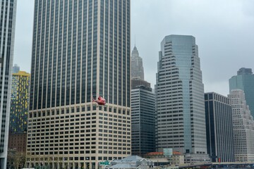 Naklejka premium city skyscrapers