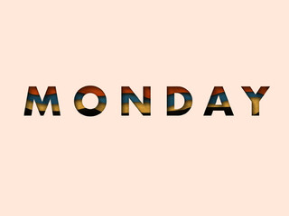 Monday_Days of the Week_beautiful lettering