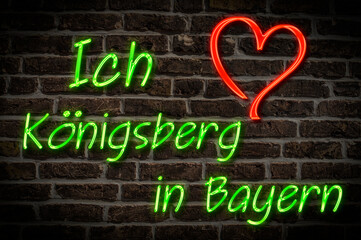 Fototapeta premium Königsberg in Bayern
