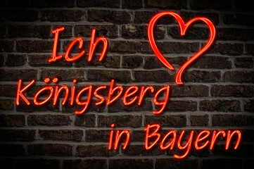 Obraz premium Königsberg in Bayern