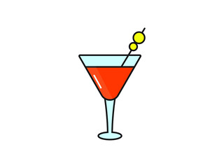 cocktail with lemon
