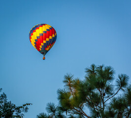 Balloons fly right over our house on a fairly regular basis in Wesley Chapel, Florida..