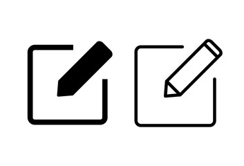 Edit icon set. edit document icon. edit text icon. pencil. sign up