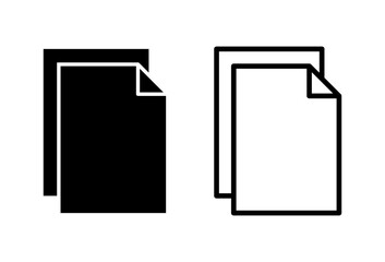 Document icon set. Paper icon. File Icon