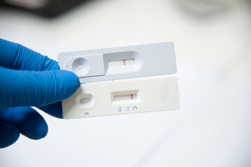 Test tube in laboratory testing.