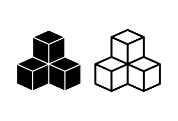 Box icon set. box vector icon, package, parcel