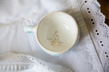 Handmade ceramic craft ware. Bowl.