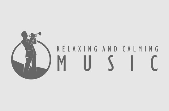 Soothing Music Logo Design vector