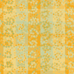 A yellow dotted plaid seamless vector pattern