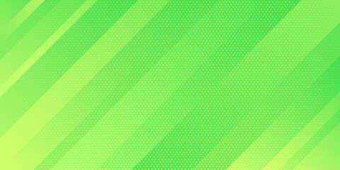 Geometric minimal pattern modern sleek texture. Abstract light green gradient color and dots texture halftone style with oblique lines stripes background. Vector illustration © JE48