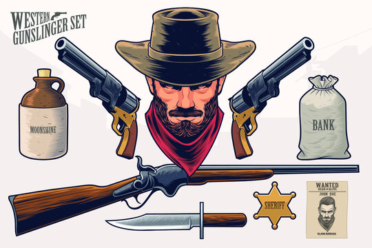 Western Gunslinger Set
