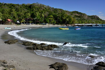 Playas de la ciudad de Montezuma, en la costa del Pacífico, en el noroeste de Costa Rica