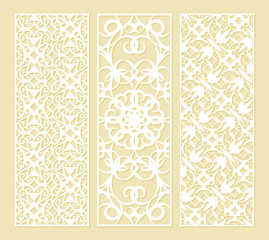 seamless die cut decorative pattern template
