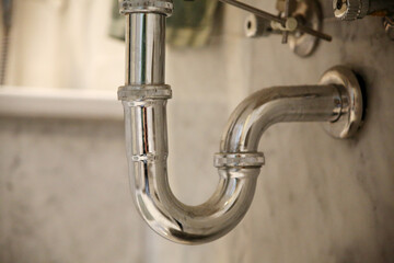 Drain in the bathroom.