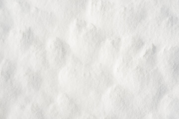 Obraz premium Fresh clean white snow background texture. Winter background with frozen snowflakes and snow mounds. Snow lumps. Seasonal landscape details. Cold weather.