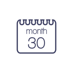 Calendar Simple Icon