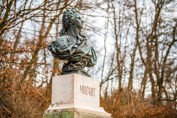 Mozartstatue am Kapuzinerberg