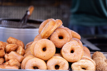 Sweet cider donuts freshly baked