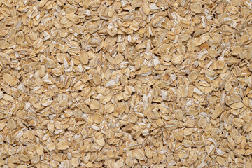 Closeup oatmeal background, texture.