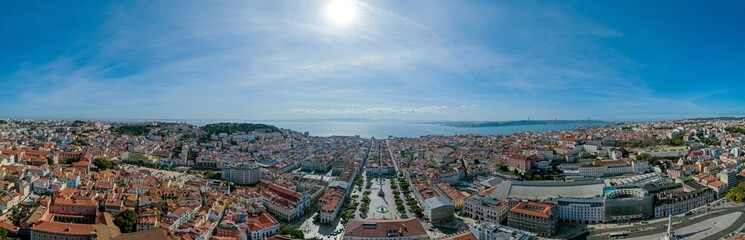 Fototapeta na wymiar panorama country Lisboa